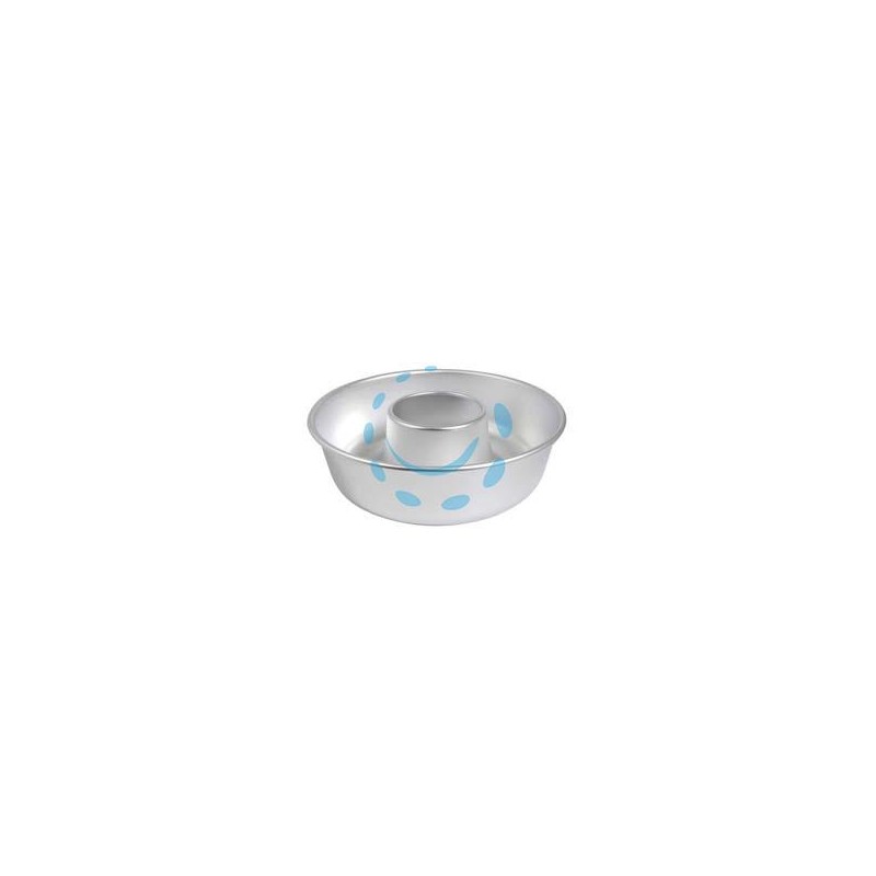 STAMPO BASSO IN ALLUMINIO CON TUBO - cm.22x6,5h