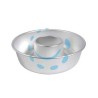STAMPO BASSO IN ALLUMINIO CON TUBO - cm.26x7h