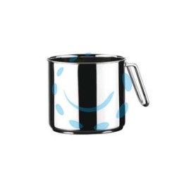 BOLLILATTE IN ACCIAIO INOX 18/10 CM.14 CON MANICO - cm.14 lt.1,7