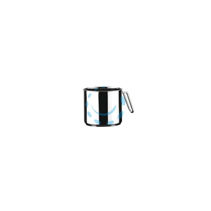 BOLLILATTE IN ACCIAIO INOX 18/10 CM.14 CON MANICO - cm.14 lt.1,7