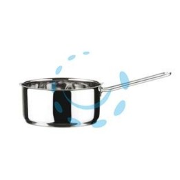 CASSERUOLA 1 MANICO IN ACCIAIO INOX 18/10 - cm.16 lt.1,7