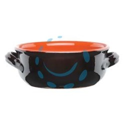 TEGAME IN TERRACOTTA 2 MANICI BICOLORE - cm.32