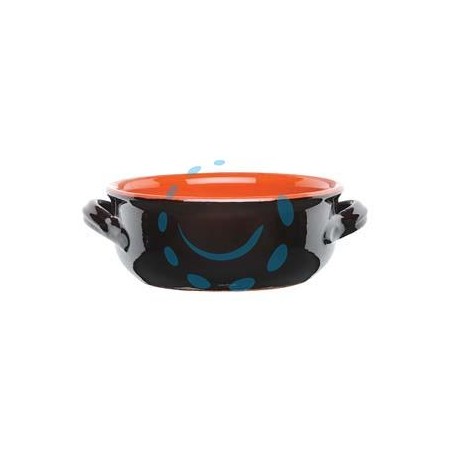 TEGAME IN TERRACOTTA 2 MANICI BICOLORE - cm.36