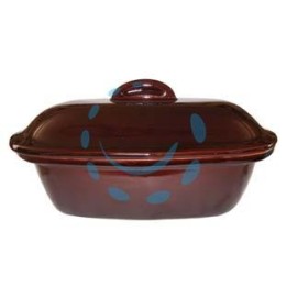 CUOCIARROSTI IN TERRACOTTA BRUNELLA - cm.37