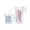 CARAFFA GRADUATA CON MANICO - piccola lt.0,750 - ø cm.10x12h.