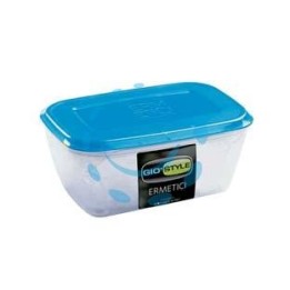 CONTENITORI ERMETICI RETTANGOLARI PER ALIMENTI IN PLASTICA - lt.1,50 - cm.21x14x9h