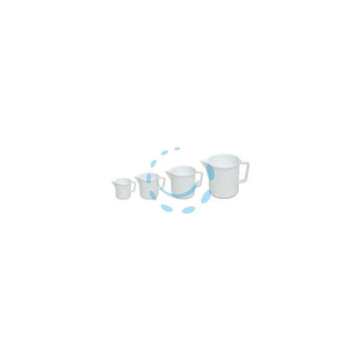 CARAFFE GRADUATE CON BECCO IN PLASTICA - lt.1