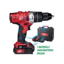 TRAPANO AVVITATORE A BATTERIA LITIO 18V 2AH PERCUSSIONE TRB05 ONLY1 