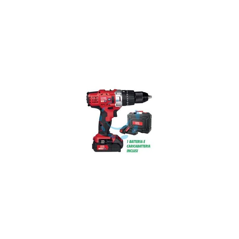 TRAPANO AVVITATORE A BATTERIA LITIO 18V 2AH PERCUSSIONE TRB05 ONLY1 
