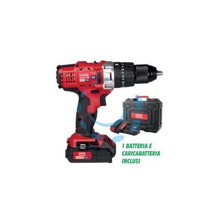 TRAPANO AVVITATORE A BATTERIA LITIO 18V 2AH PERCUSSIONE TRB05 ONLY1 