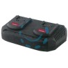 CARICABATTERIA DOPPIO 18V 2x3,5A ONLY1 