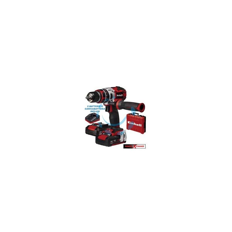 TRAPANO AVVITATORE A PERCUSSIONE BATTERIA 18V 2AH (TE-CD 18 LI-i BL) 