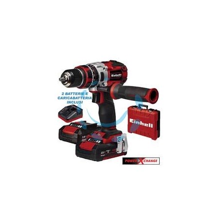 TRAPANO AVVITATORE A PERCUSSIONE BATTERIA 18V 2AH (TE-CD 18 LI-i BL) 