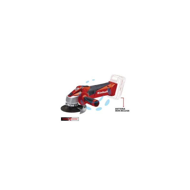 SMERIGLIATRICE ANGOLARE A BATTERIA 18VOLT (TC-AG 18/115 LI -SOLO) 