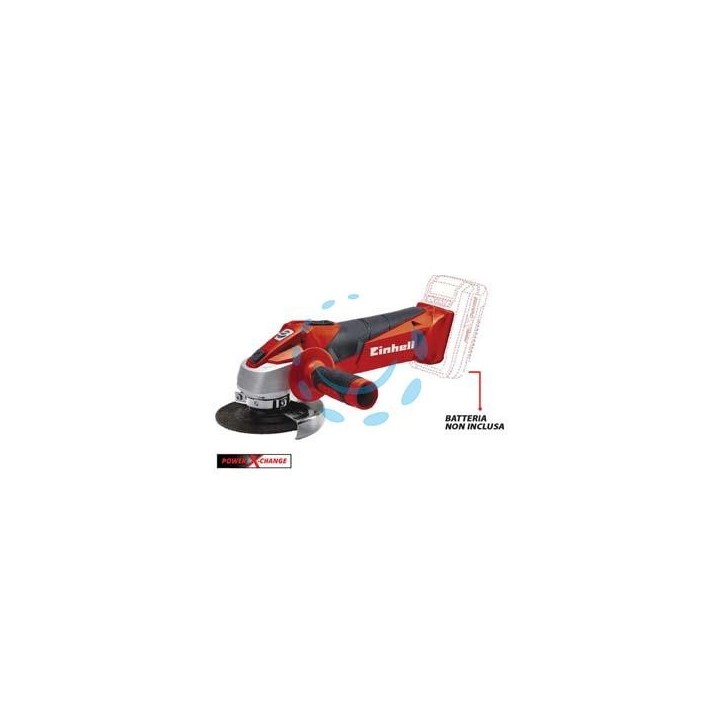 SMERIGLIATRICE ANGOLARE A BATTERIA 18VOLT (TC-AG 18/115 LI -SOLO) 