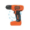 TRAPANO AVVITATORE CON BATTERIA LITIO 7,2V (BDCD8-QW) - 1 batteria al litio da 1,5 Ah