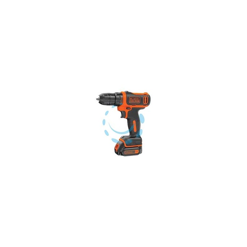 TRAPANO AVVITATORE BATTERIA LITIO 10,8V (BDCDD12-QW) - 1 batteria Litio da 1,5 Ah
