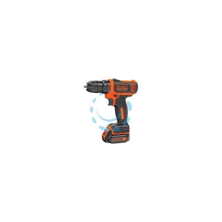 TRAPANO AVVITATORE BATTERIA LITIO 10,8V (BDCDD12-QW) - 1 batteria Litio da 1,5 Ah