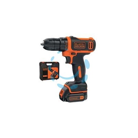 TRAPANO AVVITATORE BATTERIA LITO 10,8V (BDCDD12K-QW) - 1 batteria Litio da 1,5 Ah