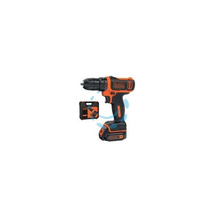 TRAPANO AVVITATORE BATTERIA LITO 10,8V (BDCDD12K-QW) - 1 batteria Litio da 1,5 Ah
