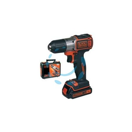 TRAPANO AVVITATORE AUTOSENSE BATTERIA LITIO 18V (ASD184K-QW) - 1 batteria al litio da 1,5 Ah