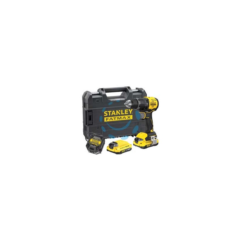 TRAPANO AVVITATORE A PERCUSS. 2 BATT. LITIO 18V 2AH (SFMCD 711D22-QW) - 2 batterie al Litio da 2Ah