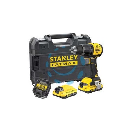 TRAPANO AVVITATORE A PERCUSS. 2 BATT. LITIO 18V 2AH (SFMCD 711D22-QW) - 2 batterie al Litio da 2Ah