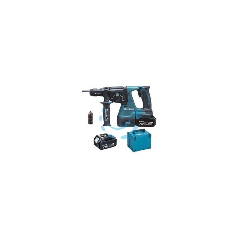 TASSELLATORE 3 FUNZIONI SDS-PLUS 2 BATTERIE LITIO 18V (DHR243RTJ) - 2 batterie “LI-ION” da 5,0 Ah