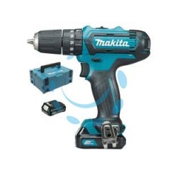 TRAPANO AVVITATORE CON PERCUSSIONE MM.10 10,8V 2AH (HP333DSAJ) - cm.19,3x6,6x21,2h. peso kg.1,1