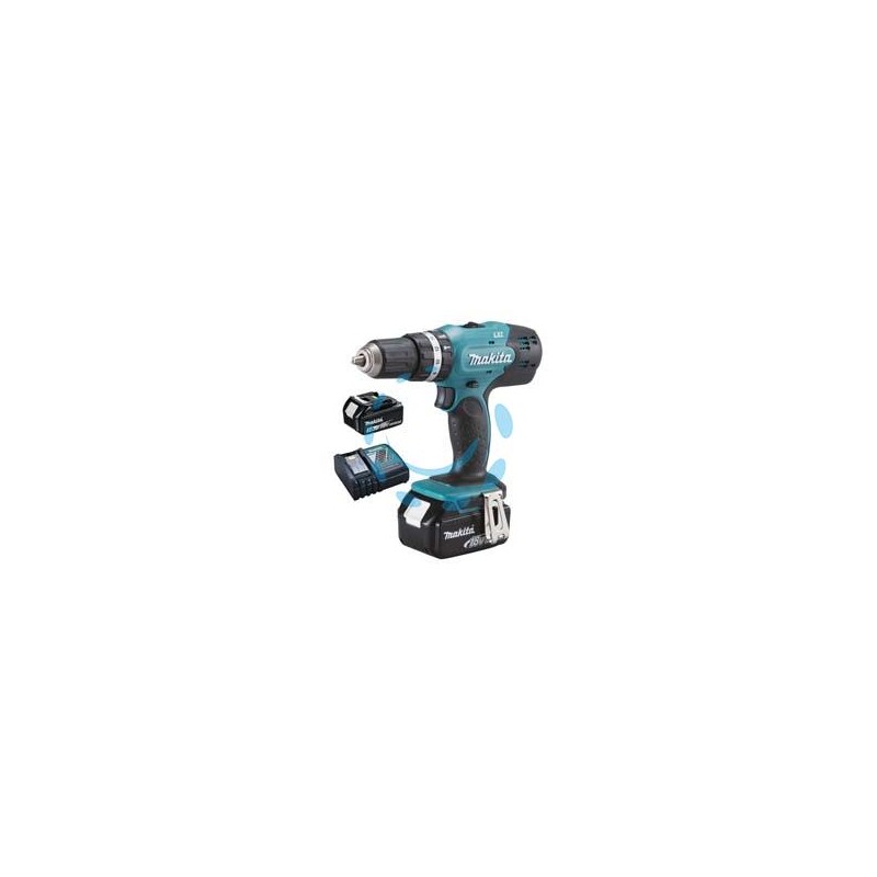 TRAPANO AVVITATORE PERCUSS. 2 VEL. 2 BATT. 18V 3,0AH (DHP453RFE) 