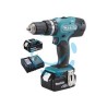 TRAPANO AVVITATORE PERCUSS. 2 VEL. 2 BATT. 18V 3,0AH (DHP453RFE) 