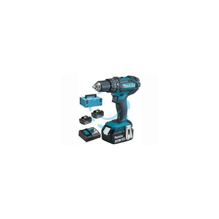 TRAPANO AVVITATORE PERCUSS. 2 VEL. 3 BATT. 18V 3AH (DHP482RF3J) 