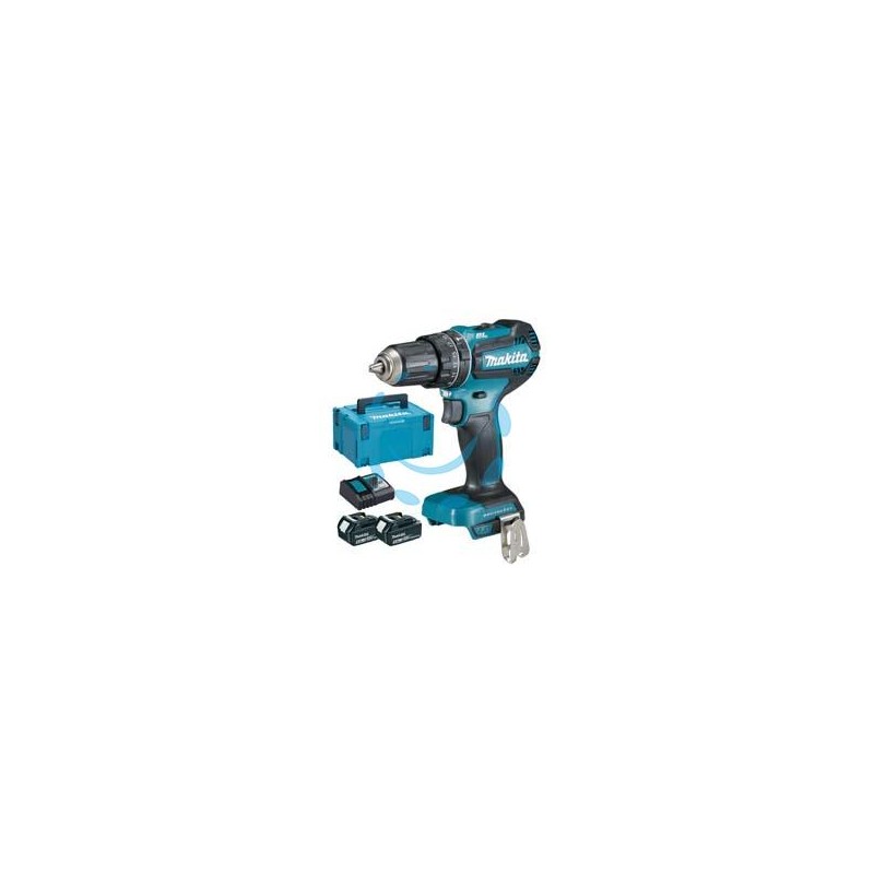 TRAPANO AVVITATORE PERCUSS. 2 VEL. 2 BATT. LITIO 18V 5AH (DHP485RTJ) - 2 batterie “LI-ION” da 5,0 Ah