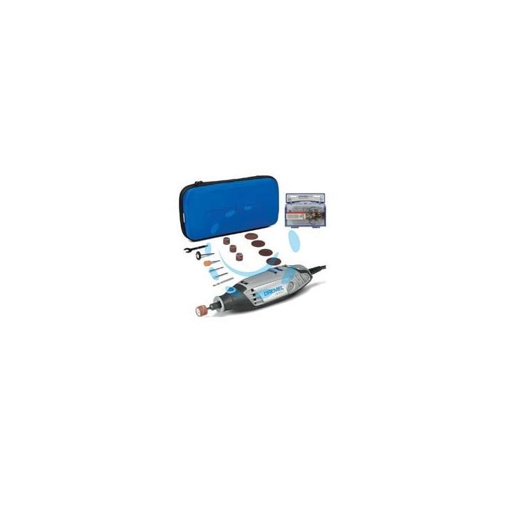 DREMEL MULTIFUNZIONE 130W CON 15 ACCESSORI+SET TAGLIO METALLO (3000JC) 