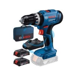 TRAPANO AVVITATORE 2 BATTERIE LITIO 18V PERCUSS. (GSB 18V-25) 