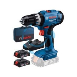 TRAPANO AVVITATORE 2 BATTERIE LITIO 18V PERCUSS. (GSB 18V-25) 