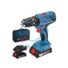 TRAPANO AVVITATORE 2 BATTERIE LITIO 18V PERCUSS. (GSB 18V-21) - 2 batterie al litio da 2,0 Ah