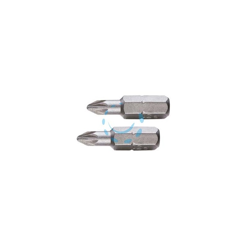 INSERTI A CROCE POZIDRIVE IN BLISTER PER AVVITATORI MM.25 - mm.25 PZ 2 in blister 2pz.