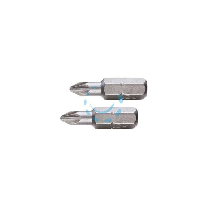 INSERTI A CROCE POZIDRIVE IN BLISTER PER AVVITATORI MM.25 - mm.25 PZ 3 in blister 2pz. 