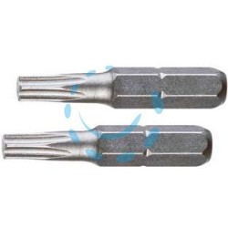 INSERTI TESTA TORX IN BLISTER PER AVVITATORI MM.25 - mm.25 TORX TX 25 in blister 2pz.