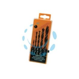 PUNTE PER LEGNO IN SET DA 5 PEZZI 