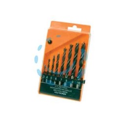 PUNTE PER LEGNO IN SET DA 8 PEZZI 