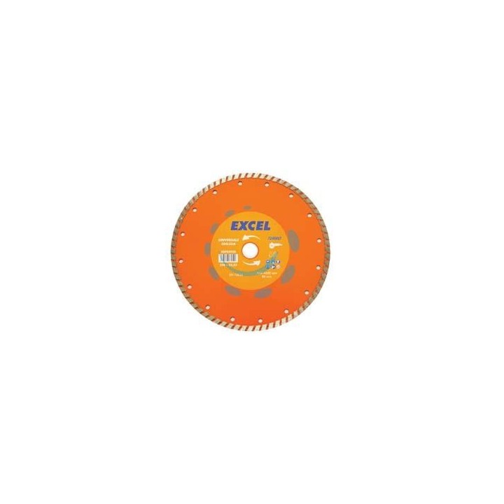DISCHI DIAMANTATI UNIVERSALI PER MATERIALI DA COSTRUZIONE Ø MM.230 - ø mm.230 foro 22,2 corona continua