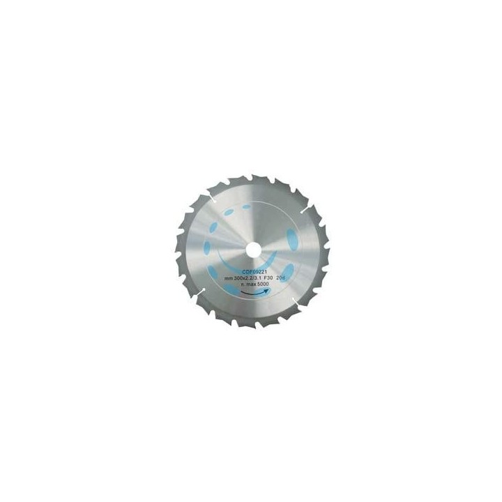 DISCO LAMA CIRCOLARE WIDIA DENTATURA ALTERNATA - ø mm.400 foro 30 denti 28 sp.mm.2,5