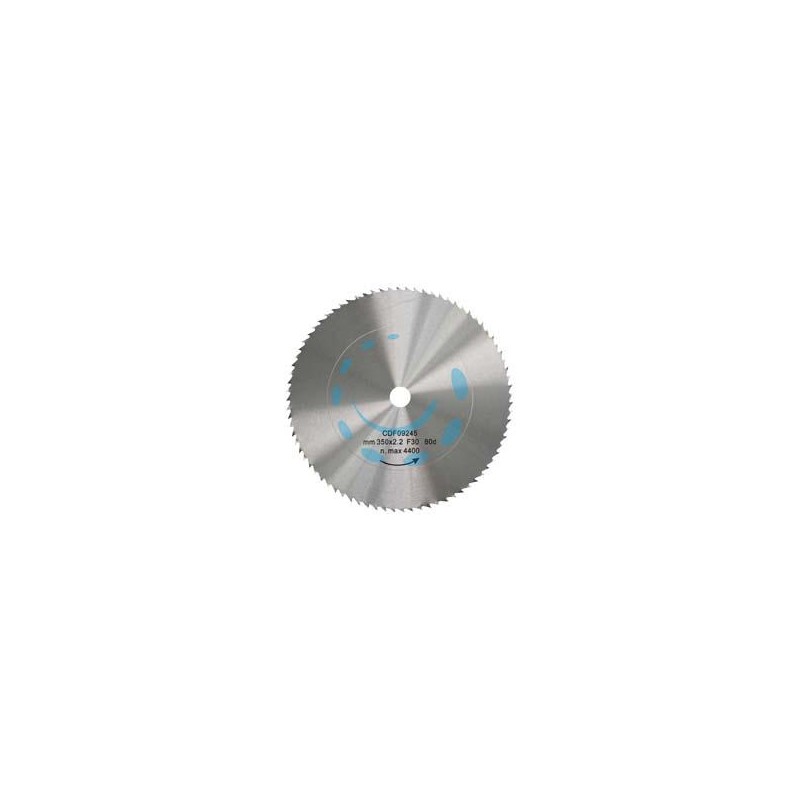 DISCO LAMA CIRCOLARE CROMO VANADIO DENTATURA NORMALE - ø mm.400 foro 30 denti 80 sp.mm.2,2