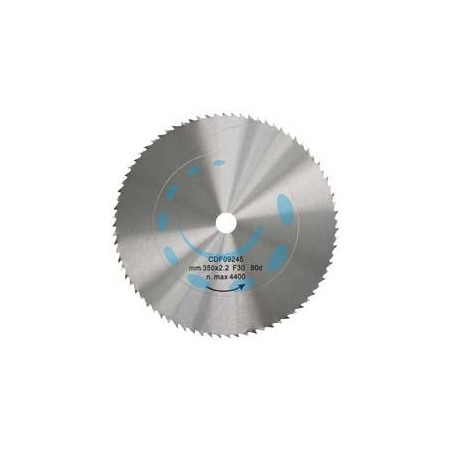 DISCO LAMA CIRCOLARE CROMO VANADIO DENTATURA NORMALE - ø mm.400 foro 30 denti 80 sp.mm.2,2