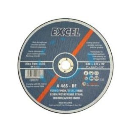 DISCHI DA TAGLIO SOTTILE CENTRO PIANO PER FERRO/INOX Ø MM.230 - ø mm.230x2,0 foro 22,2 da taglio per ferro/inox