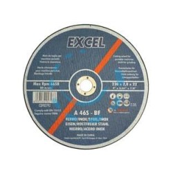 DISCHI DA TAGLIO SOTTILE CENTRO PIANO PER FERRO/INOX Ø MM.230 - ø mm.230x2,0 foro 22,2 da taglio per ferro/inox
