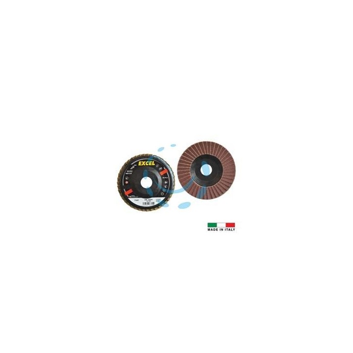 DISCHI LAMELLARI DA SGROSSO AL CORINDONE - ø mm.115 foro 22 grana 40