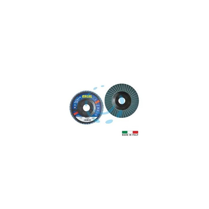 DISCHI LAMELLARI DA SGROSSO ALLO ZIRCONIO - ø mm.115 foro 22 grana 100